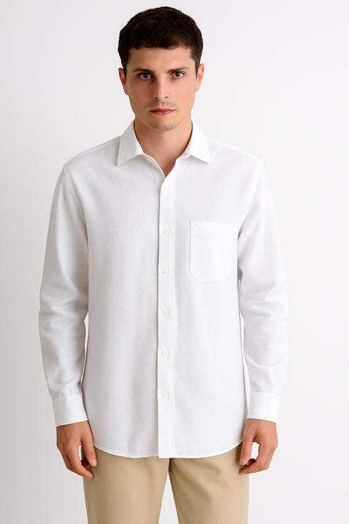 Shan Lin Classic linen shirt