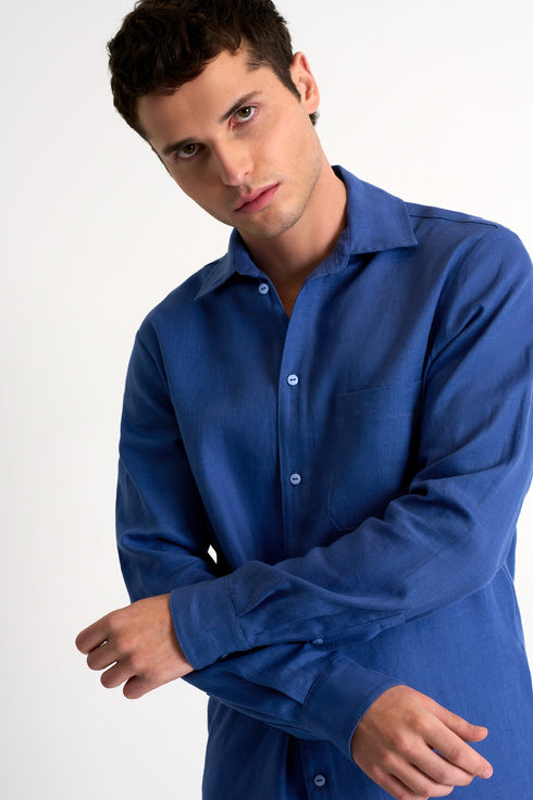 Shan Lin Classic linen shirt
