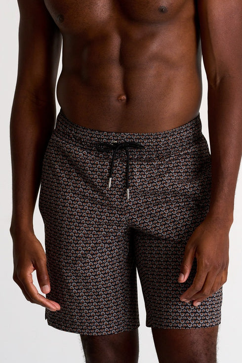 Shan Henry Long fit swim trunk