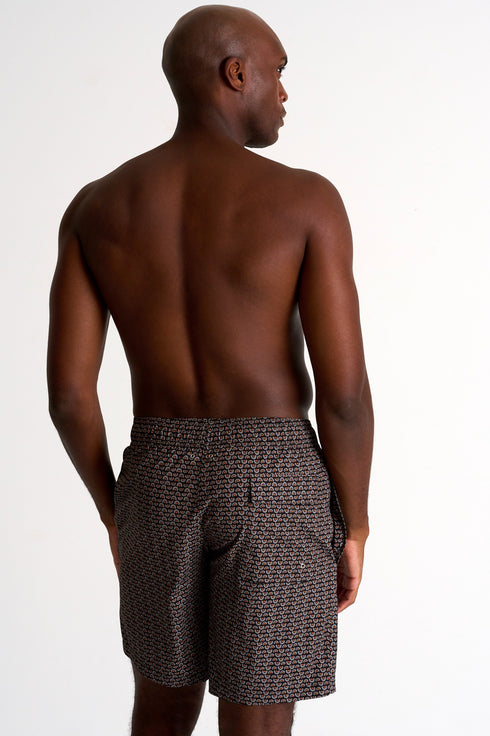 Shan Henry Long fit swim trunk