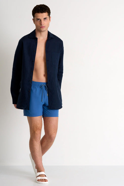 Shan Casual Classic Fit, Stretch And Quick Dry Swim Trunks