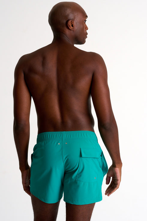 Shan Casual Classic Fit, Stretch And Quick Dry Swim Trunks