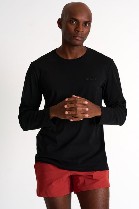 Shan Signature Long sleeve t-shirt with SHAN logo