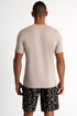 Microfiber Crew Neck T-Shirt - 62520-81-100 TP/XS / 100 Beige Tilia / 85 % POLYAMIDE, 15% ELASTANE