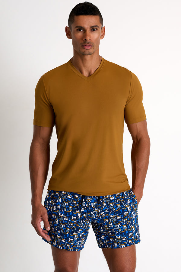 Shan Confort Microfiber V-neck T-shirt