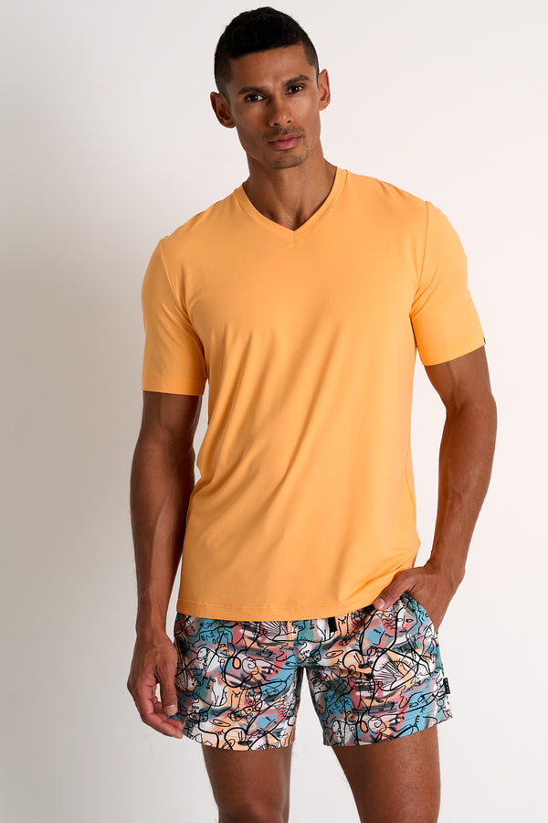 Shan Confort Microfiber V-neck T-shirt