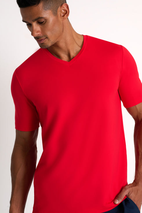 Shan Confort Microfiber V-neck T-shirt