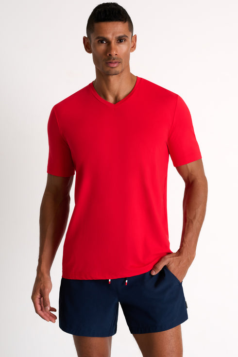 Shan Confort Microfiber V-neck T-shirt