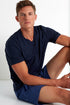 Shan Confort Microfiber V-Neck T-Shirt - 62520-91-590