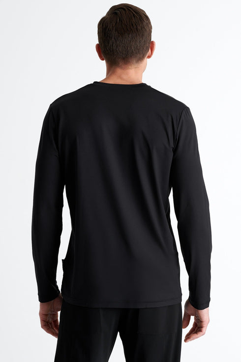 Shan Confort Microfiber Long-Sleeve V-Neck - 62520-92-800
