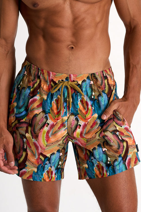 Shan Henry Fit Stretch And Quick Dry Swim Trunks - 62528-30-953