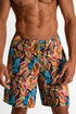 Shan Henry Long Fit Stretch And Quick Dry Swim Trunks - 62528-31-953