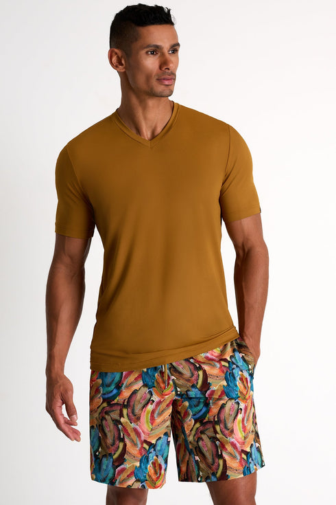Long Fit Stretch And Quick Dry Swim Trunks - 62528-31-953 TP/XS / 953 Rio / 95% POLYESTER 5% ELASTANE
