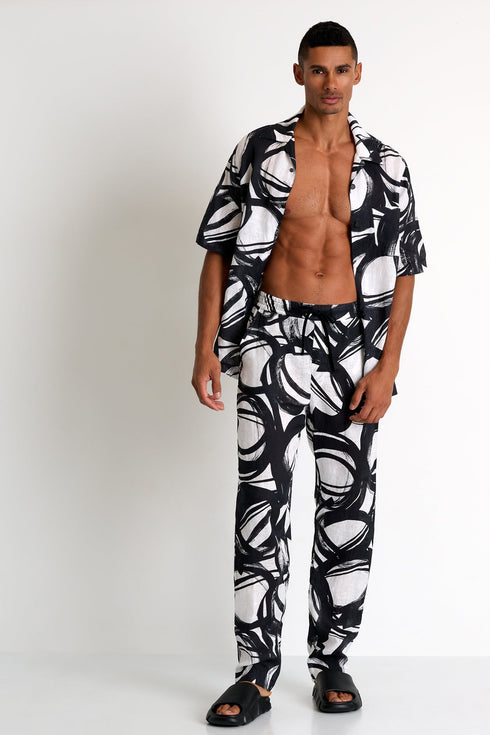 Linen Trouser - 62536-51-952 TP/XS / 952 Luna / 100% LINEN