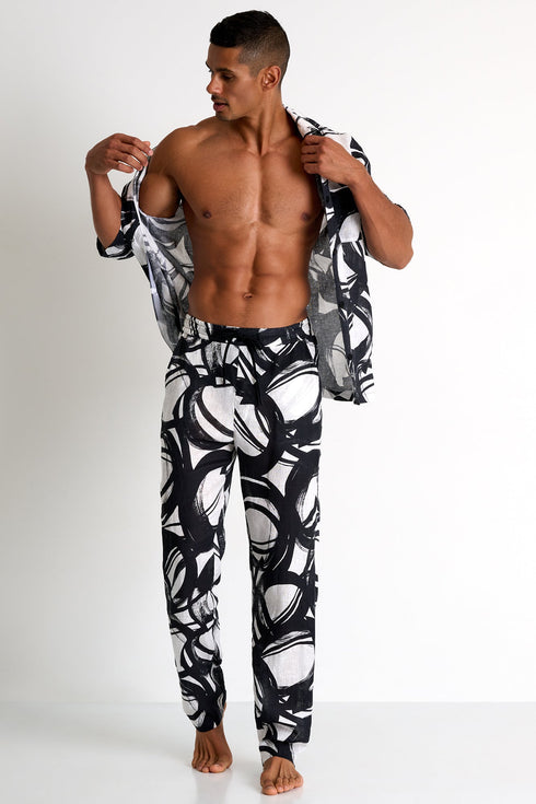 Linen Trouser - 62536-51-952 TP/XS / 952 Luna / 100% LINEN