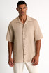 Shan Lin Short-sleeve linen shirt