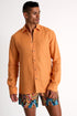 Classic Linen Shirt - 62536-83-210 TP/XS / 210 Orange Apricot / 100% LINEN