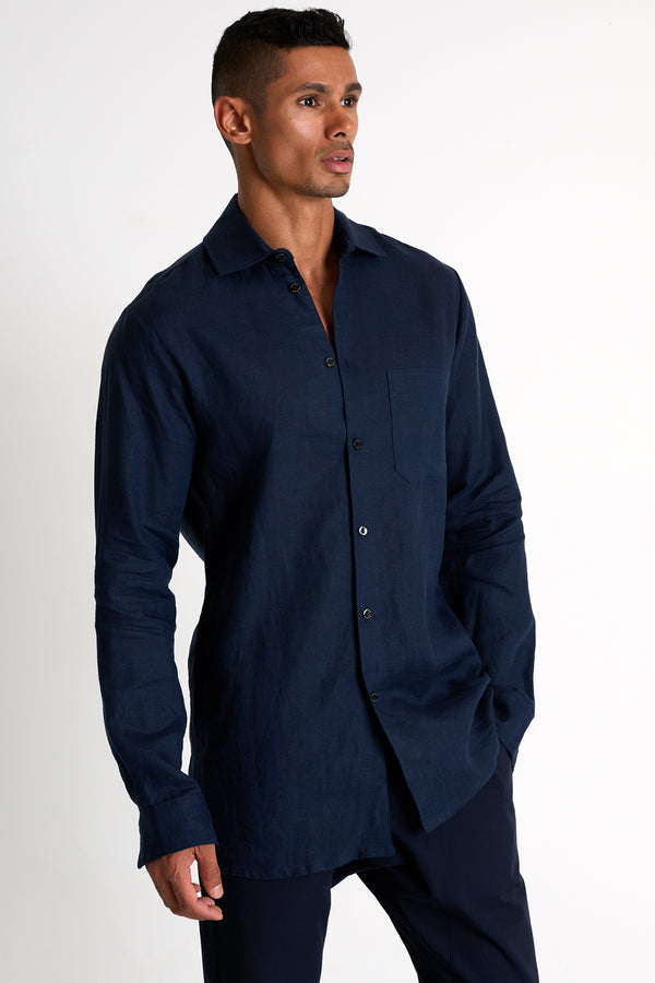 Shan Lin Classic linen shirt
