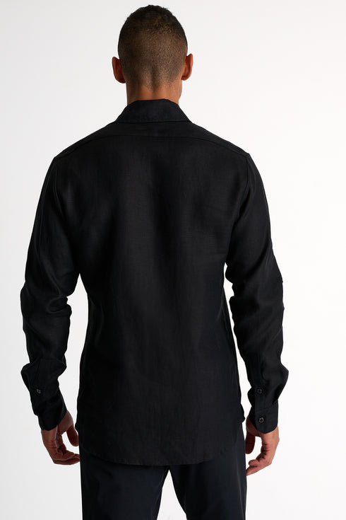 Shan Lin Classic linen shirt