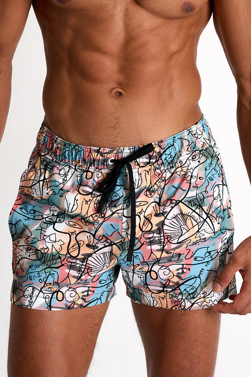 Shan Casual Short fit, stretch and quick dry swim trunks