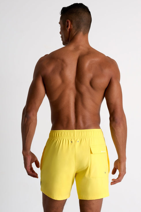 Classic Fit Stretch Swim Trunks - 62545-30-100 TP/XS / 100 Yellow / 75% POLYAMIDE, 25% ELASTANE