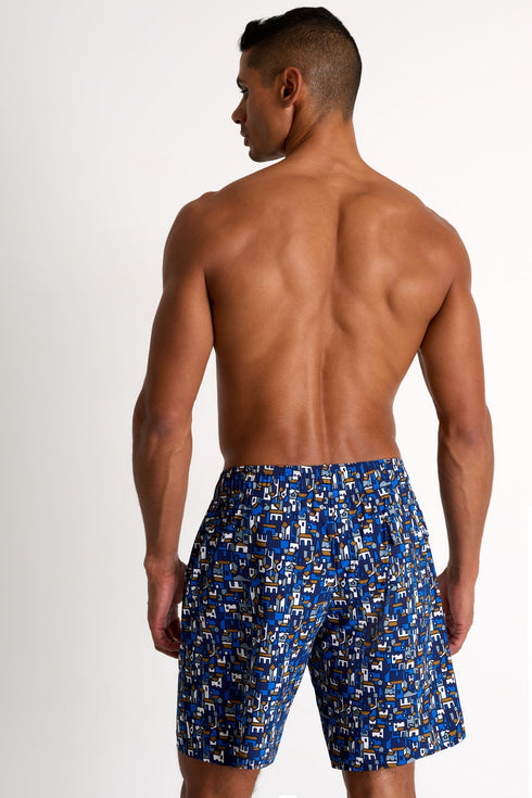Long Fit Stretch Swim Trunks - 62545-31-954 TP/XS / 954 Mykonos / 75% POLYAMIDE, 25% ELASTANE