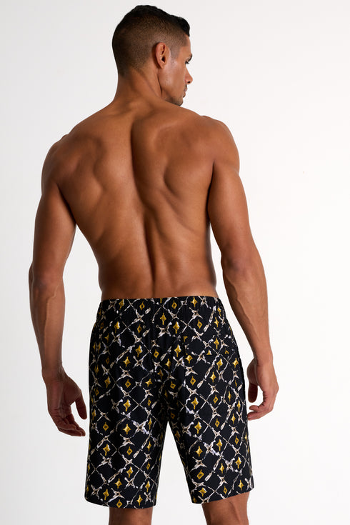 Shan Casual Long fit stretch swim trunks