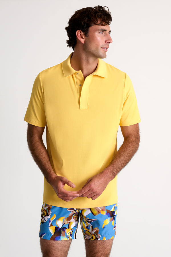 Shan Actuel Textured jersey polo