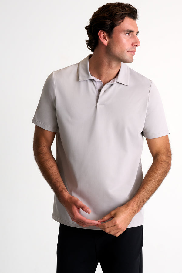 Shan Actuel Textured jersey polo