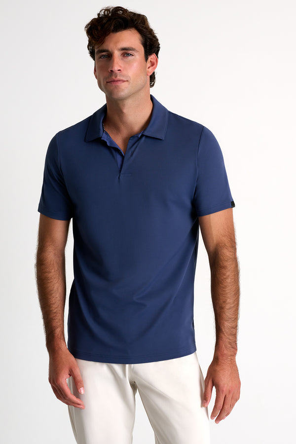 Shan Actuel Textured jersey polo