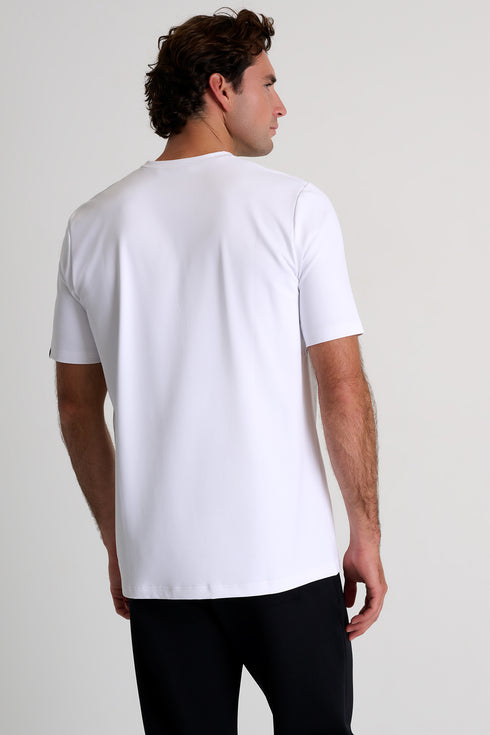 Shan Actuel Textured V-neck jersey t-shirt