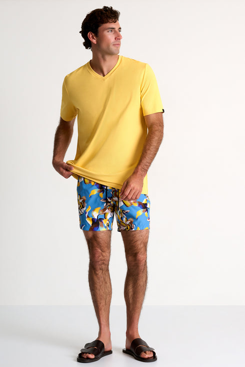 Shan Actuel Textured V-neck jersey t-shirt