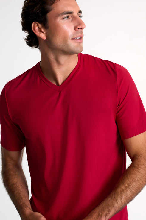 Shan Confort Microfiber V-neck T-shirt