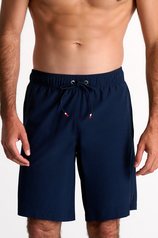 Shan Henry Long fit stretch and quick dry swim trunks