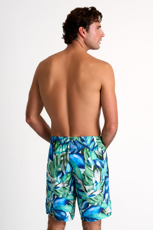Shan Henry Long fit stretch and quick dry swim trunks