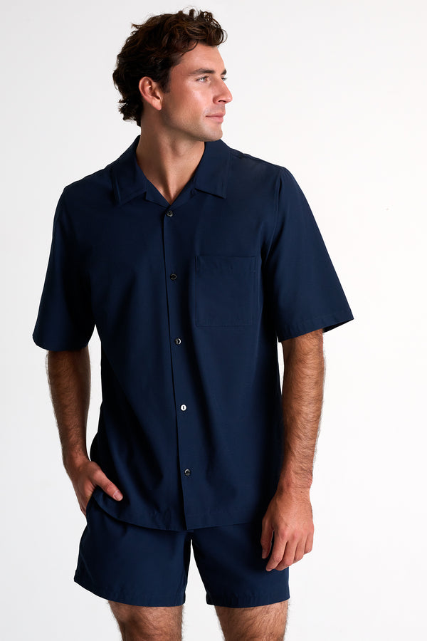 Shan Henry Short-sleeve casual shirt