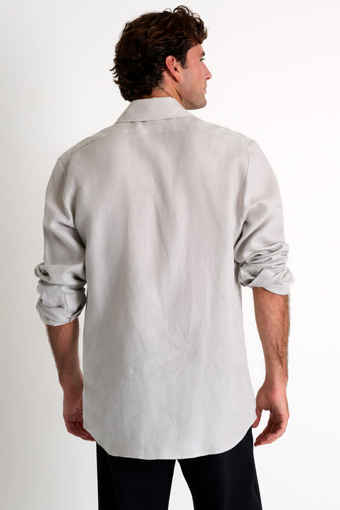 Shan Lin Classic linen shirt