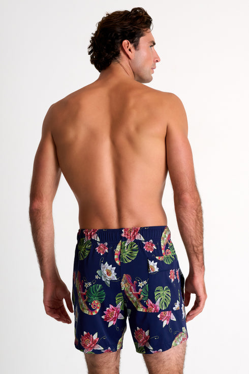 Shan Casual Classic fit stretch swim trunks