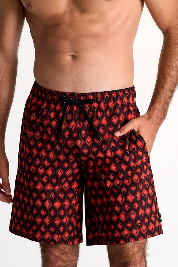 Shan Casual Long fit stretch swim trunks