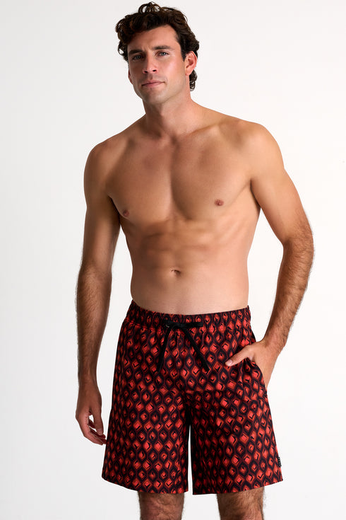 Shan Casual Long fit stretch swim trunks
