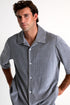 Shan Cédric Soft terry button-down shirt