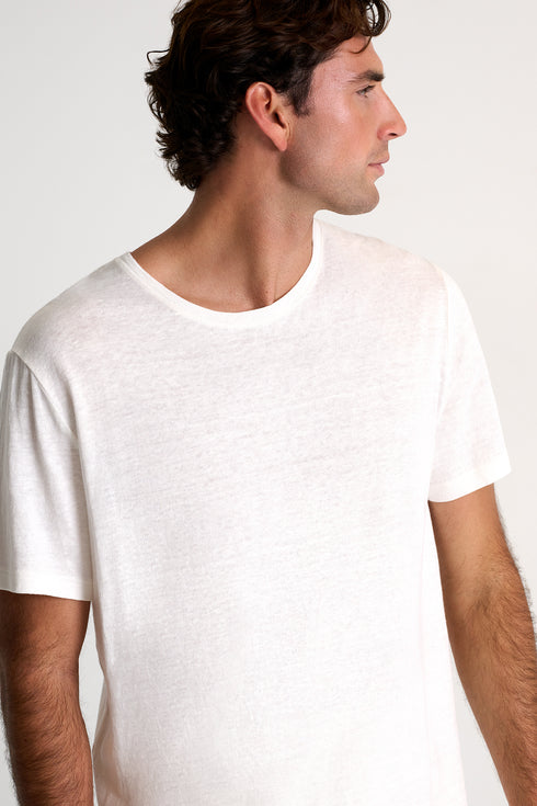 Shan Lin Linen crew neck t-shirt