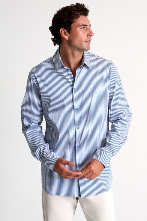 Shan Techno Stretch Poplin dress shirt