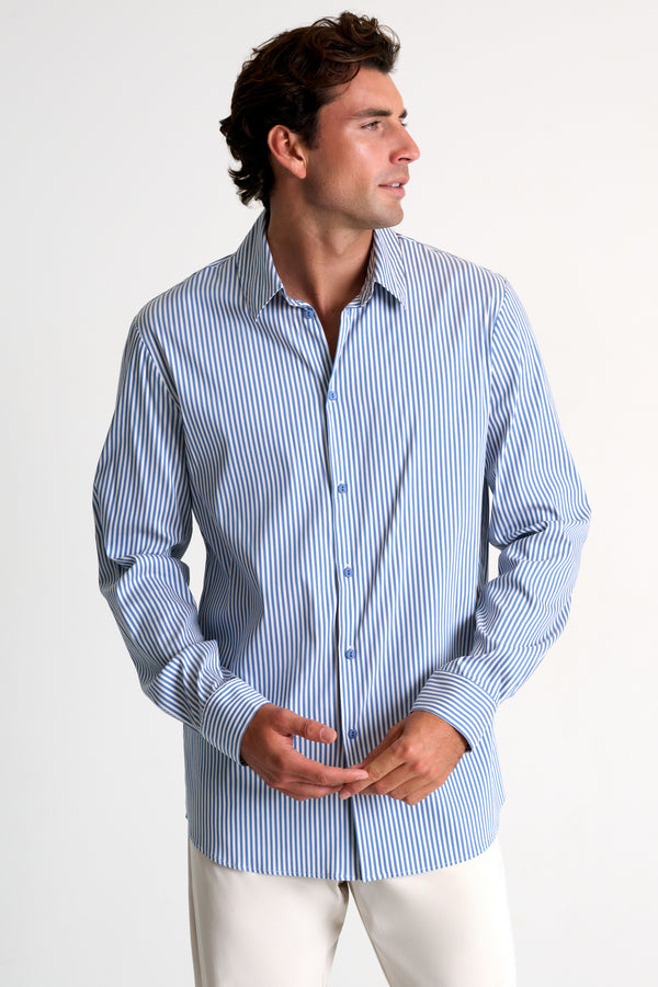 Shan Techno Stretch Poplin dress shirt