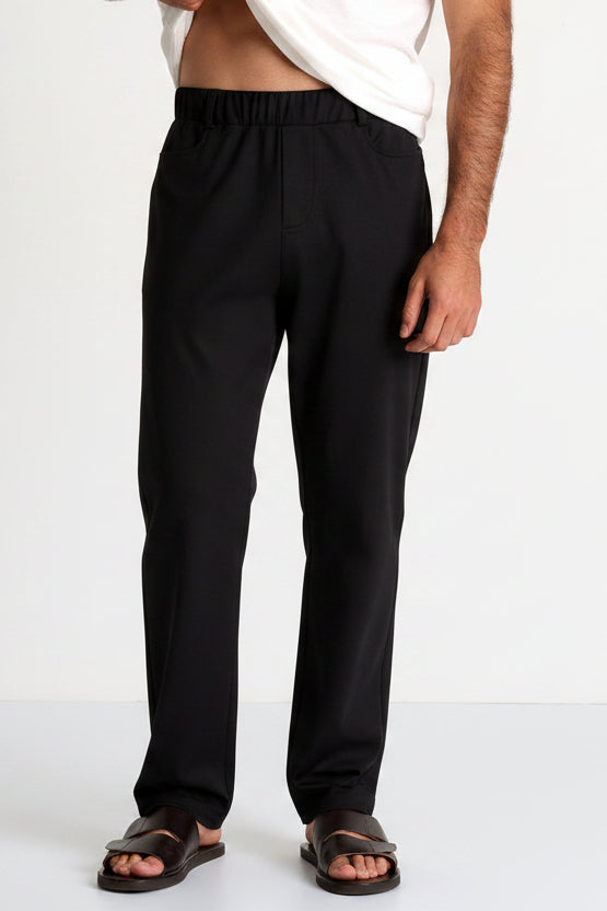 Shan Techno Straight-leg jersey lycra trouser