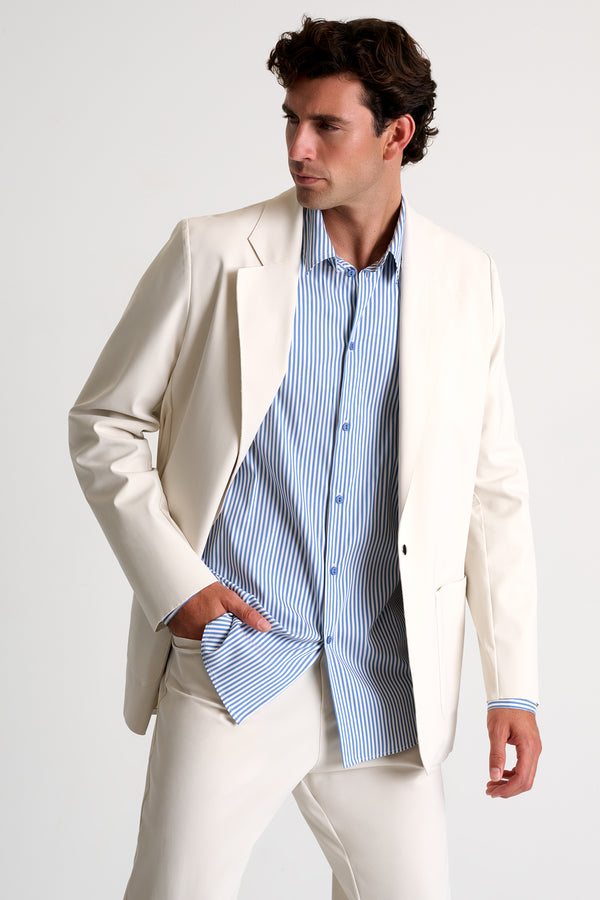 Shan Techno Structured jersey lycra blazer
