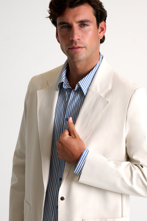 Shan Techno Structured jersey lycra blazer