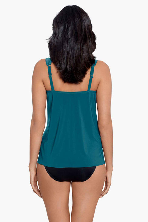 MiracleSuit Razzle Dazzle Underwire Tankini Top DD-Cup