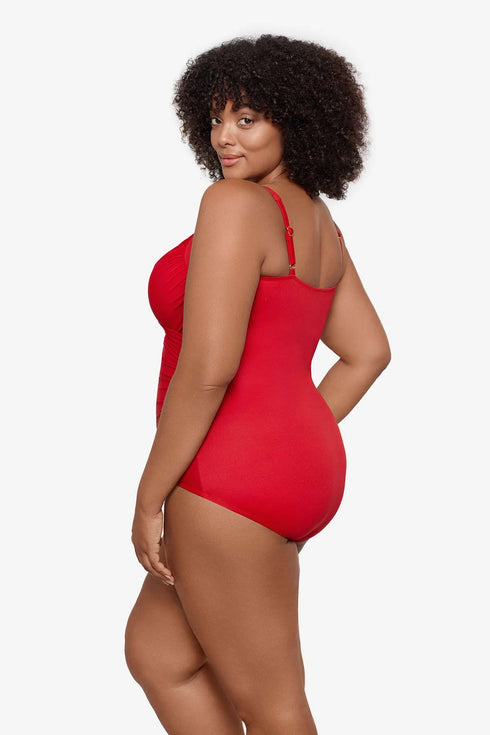 MiracleSuit Women’s Solids Plus Size Sanibel One Piece