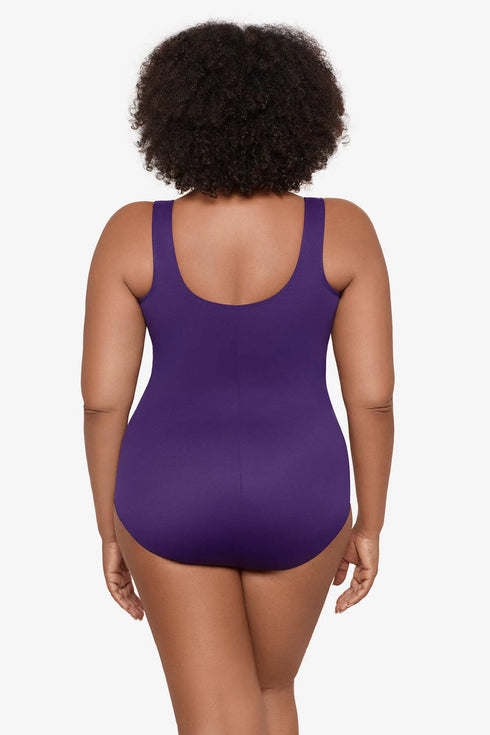 MiracleSuit Women’s Solids Plus Size Oceanus One Piece